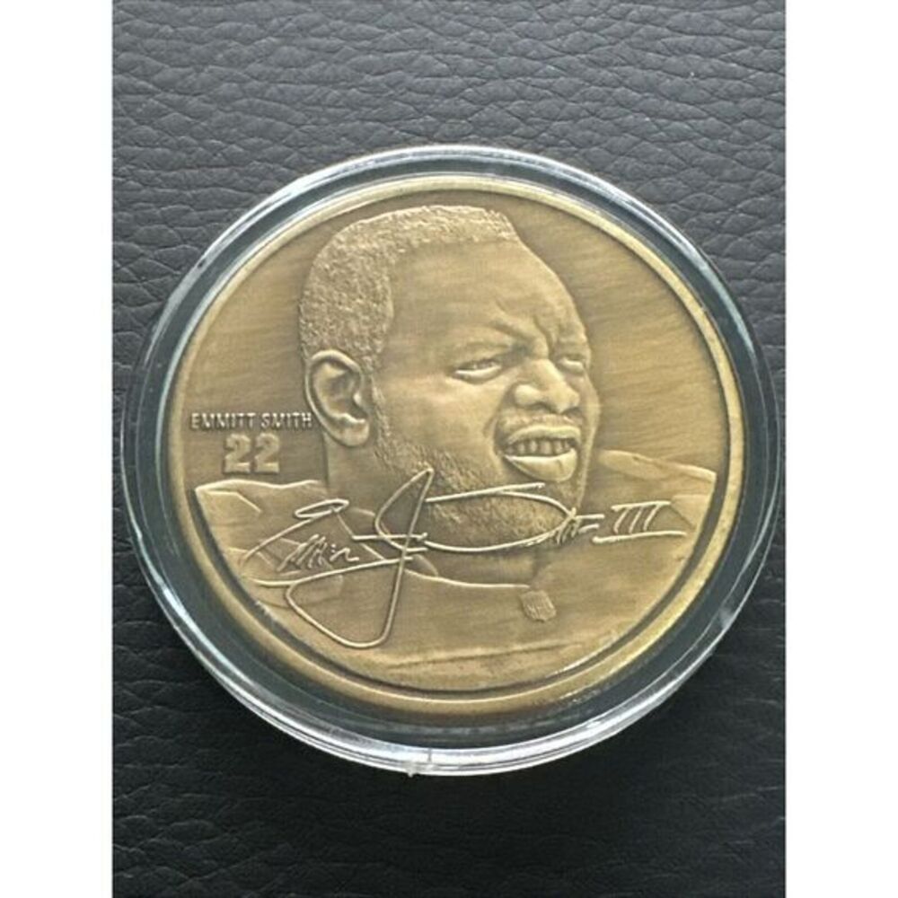 Emmitt Smith The Highland Mint Bronze Mint Coin Limited‎ Edition 00757